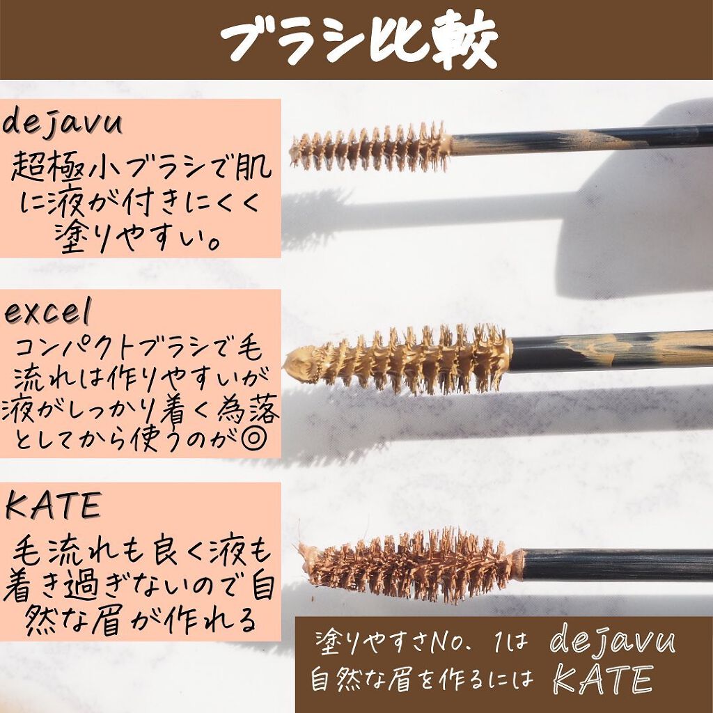 3Dアイブロウカラー/KATE/眉マスカラを使ったクチコミ(6枚目)