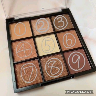 UR GLAM　BLOOMING EYE COLOR PALETTE/U R GLAM/アイシャドウパレットを使ったクチコミ（2枚目）