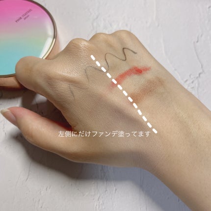 ピンクティーツリーカバークッション/APLIN/クッションファンデーションを使ったクチコミ(3枚目)