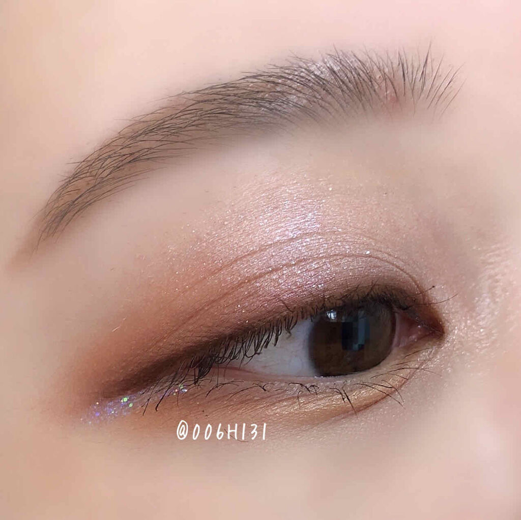 リキッド グリッター シャドウ/rom&nd/グリッターを使ったクチコミ（3枚目）