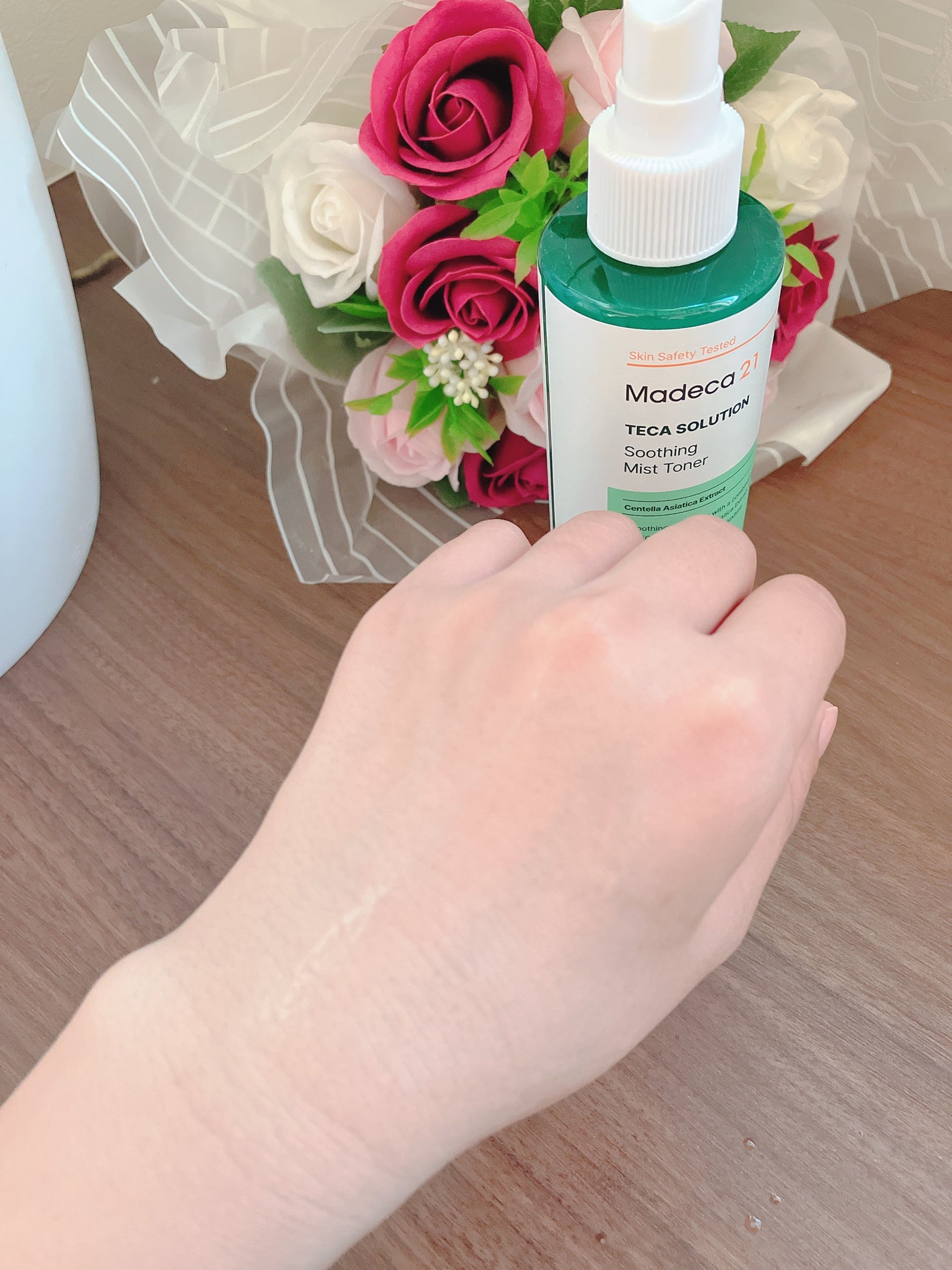 テカソルーションスージングミストトナー/Madeca21/ミスト状化粧水を使ったクチコミ(3枚目)