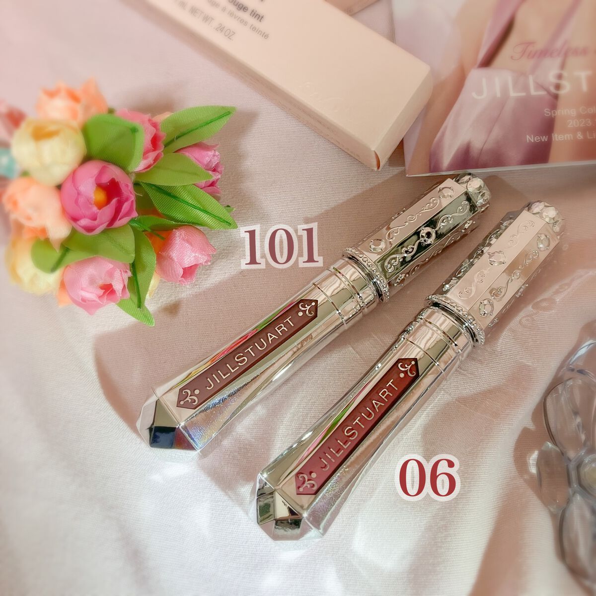 ジルスチュアート タイムレスグロウ ルージュティント/JILL STUART/リップティントを使ったクチコミ(3枚目)