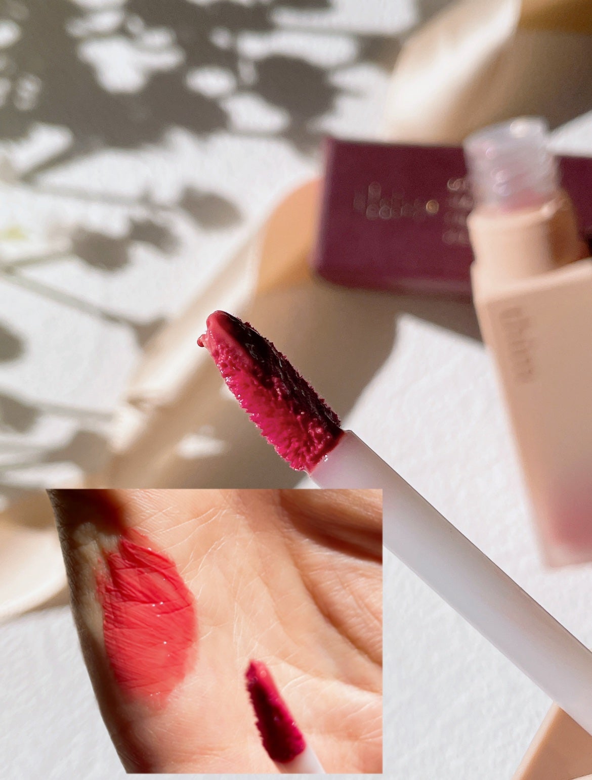 サテンリップグレイズ/thim/リップグロスを使ったクチコミ(4枚目)