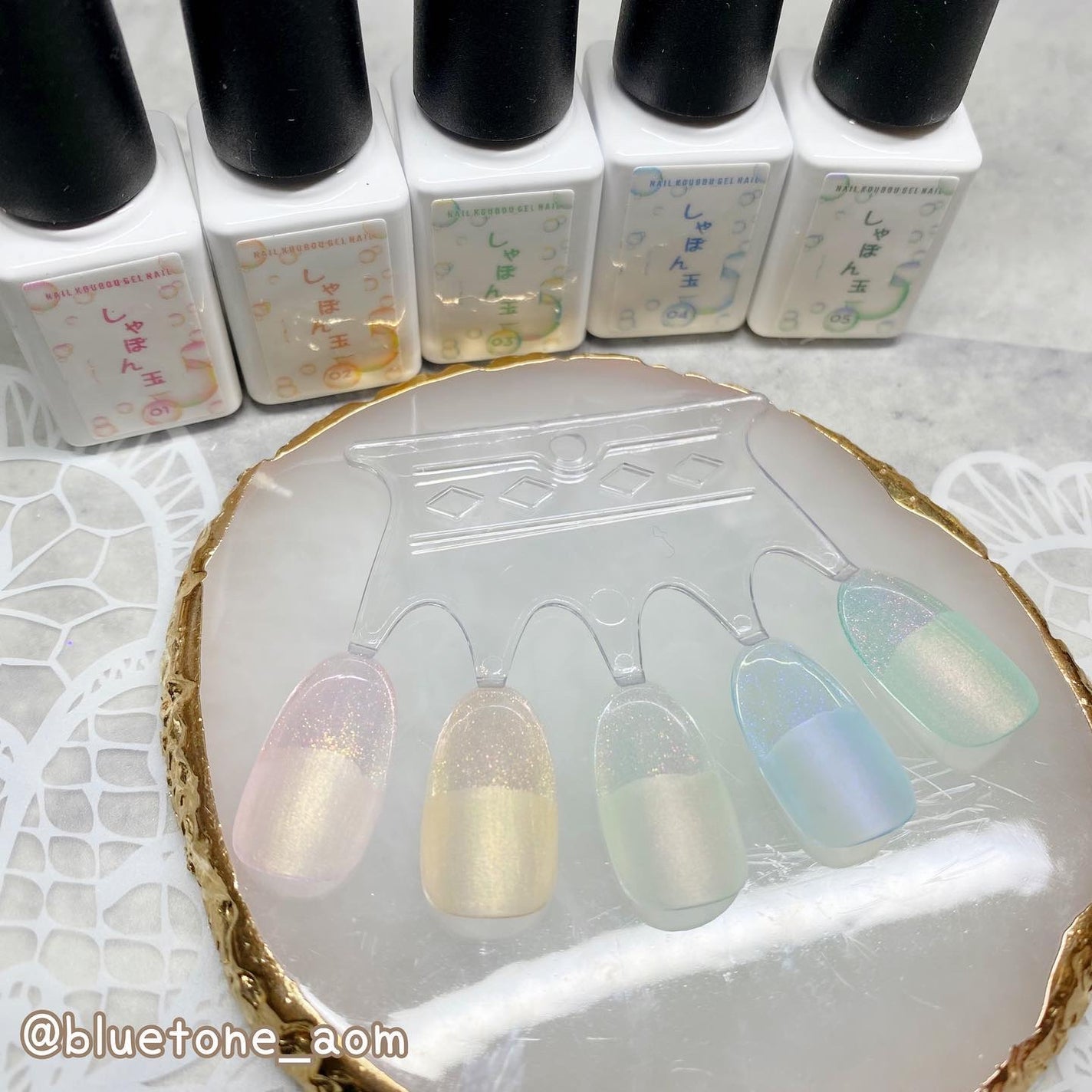 しゃぼん玉ジェル/ネイル工房/ジェルネイルを使ったクチコミ(2枚目)