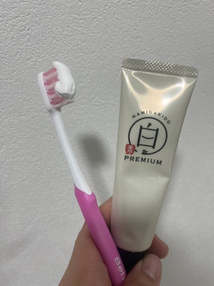 歯磨き堂 薬用ホワイトニングペースト プレミアム/歯磨き堂/歯磨き粉を使ったクチコミ(3枚目)