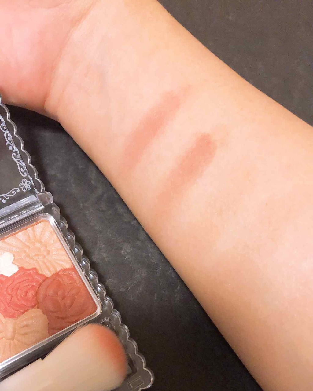 グロウフルールチークス/キャンメイク/パウダーチークを使ったクチコミ（2枚目）