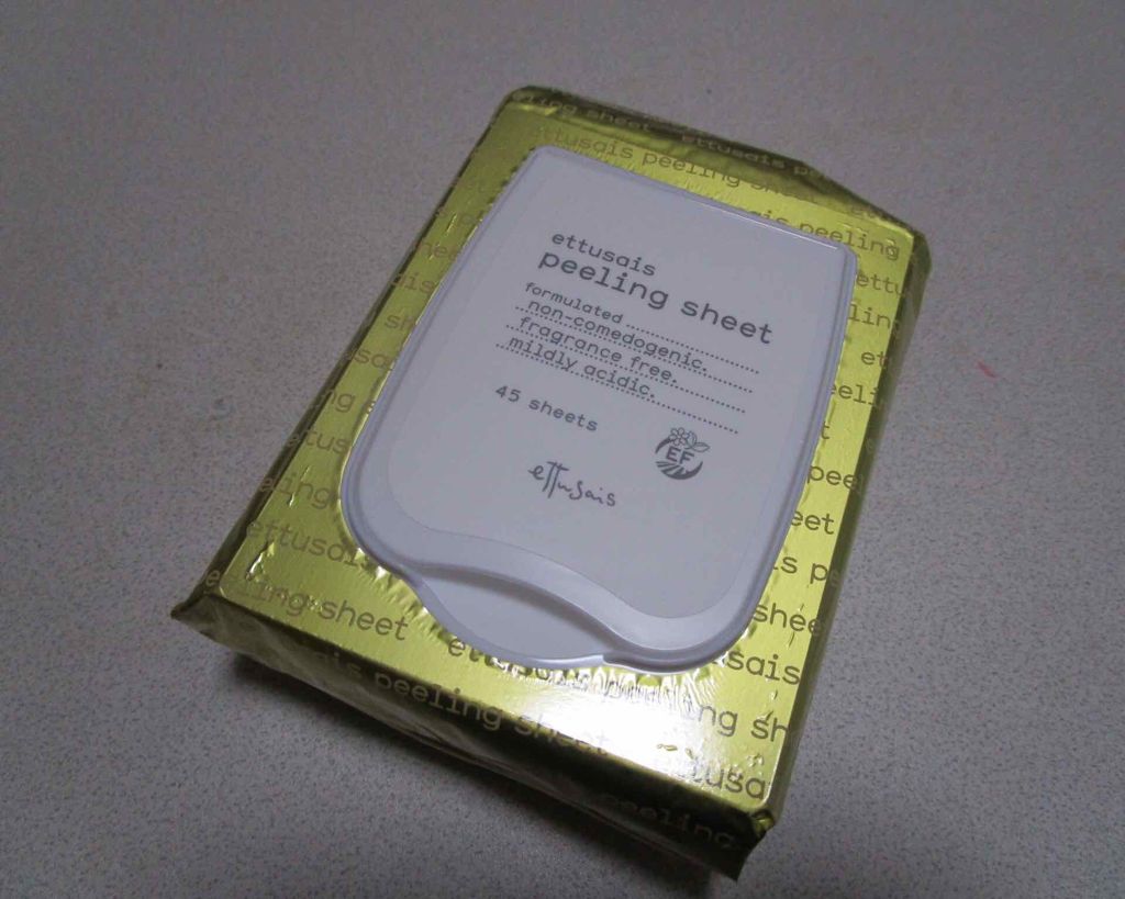 ふきとりピーリングシートN/ettusais/ピーリングを使ったクチコミ(2枚目)