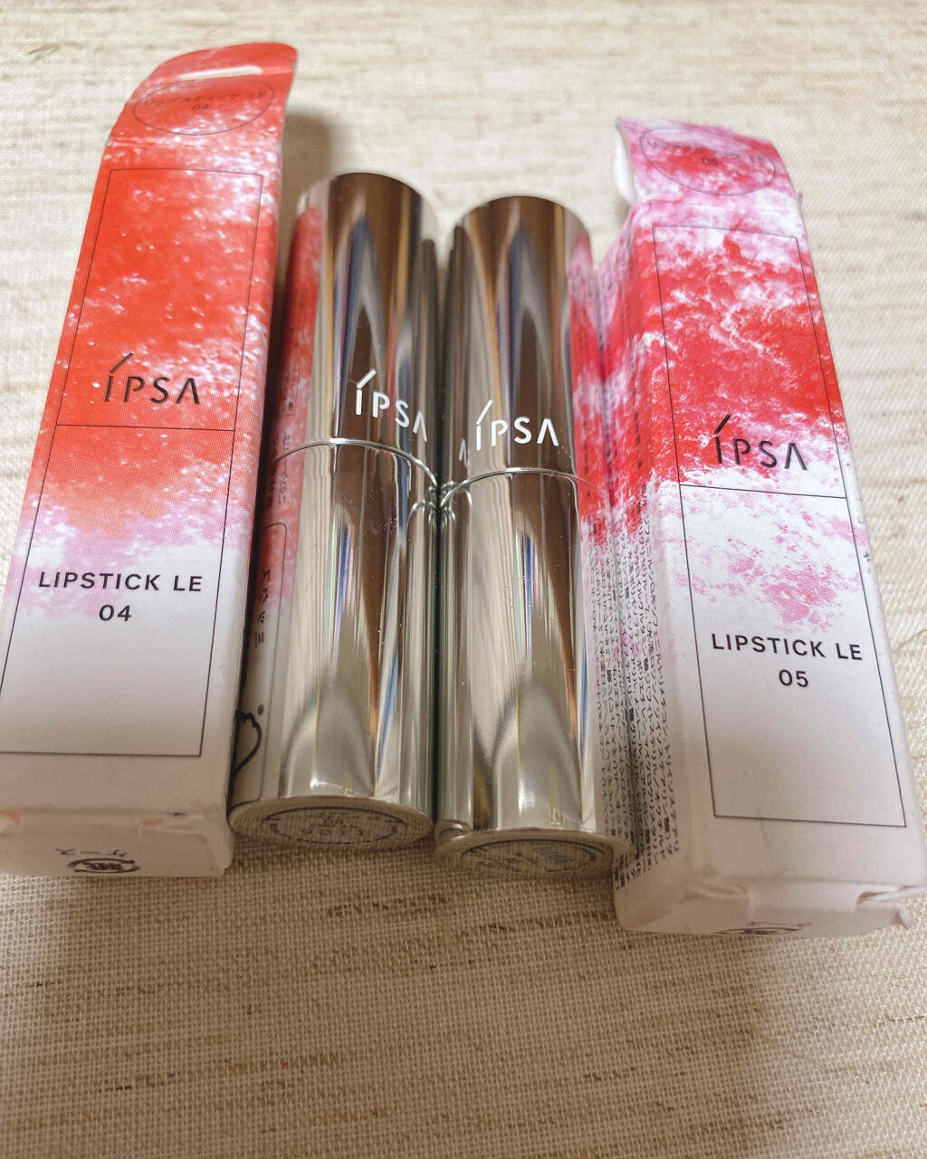 リップスティック LE 04 あんず/IPSA/口紅を使ったクチコミ（1枚目）