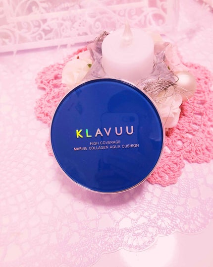 ブルーパールマリンコラーゲンアクアクッション/KLAVUU/クッションファンデーションを使ったクチコミ(1枚目)