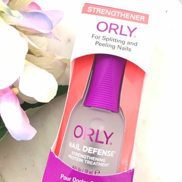 ORLY Nail Defense 
Strengthening 
Protein Treatment

✨ネイルケア
✨爪が割れやすい人用
✨爪が薄い人用
✨爪ダメージが酷い人用
✨爪が弱い人用
✨無