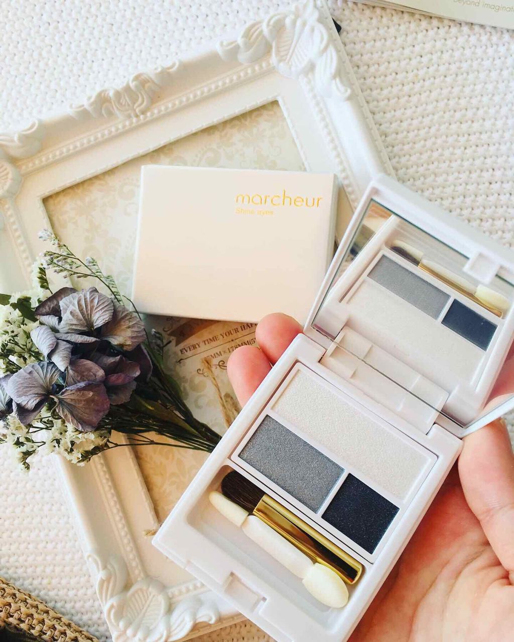 シャインアイズ/marcheur(マルシュール)/アイシャドウパレットを使ったクチコミ(2枚目)