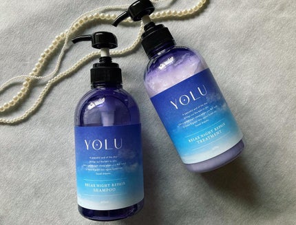 リラックスナイトリペア シャンプー/トリートメント/YOLU/市販シャンプーを使ったクチコミ(1枚目)