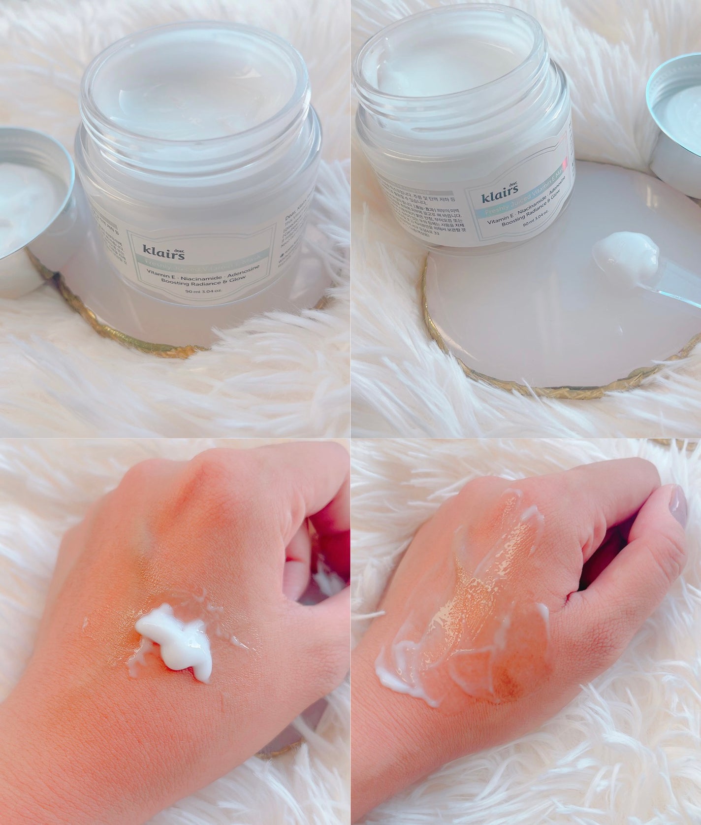 ãã¬ãã·ã¥ãªãŒãžã¥ãŒã¹ããã¿ãã³Eãã¹ã¯(90g)/Klairs/ãã§ã€ã¹ã¯ãªãŒã ã䜿ã£ãã¯ãã³ãïŒ2æç®ïŒ