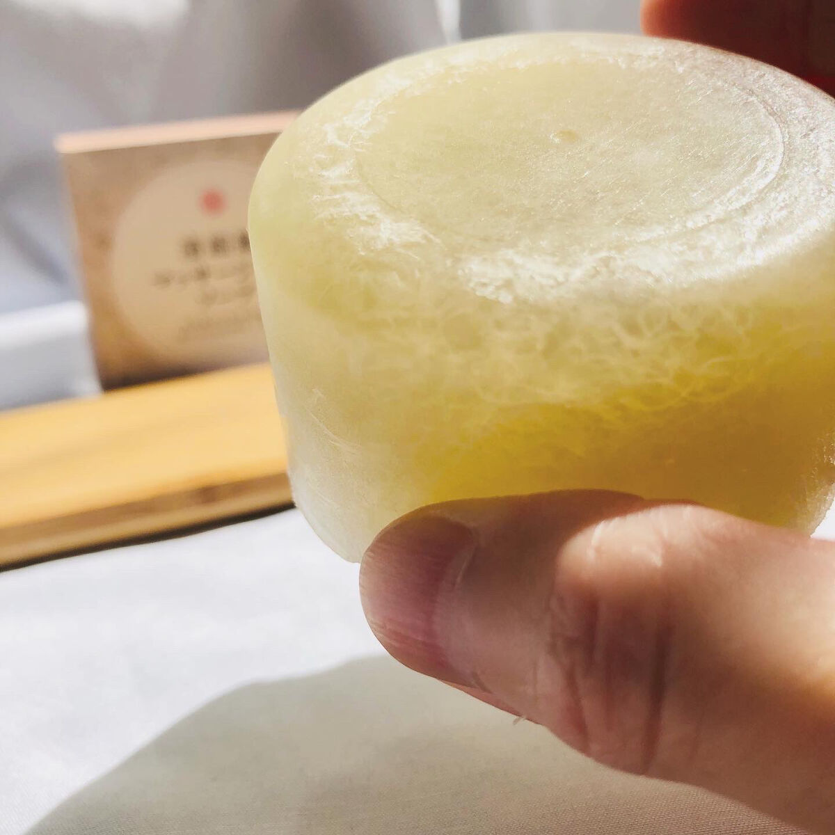 濱縮緬マッサージソープ/ハリメリー/洗顔石鹸を使ったクチコミ（2枚目）