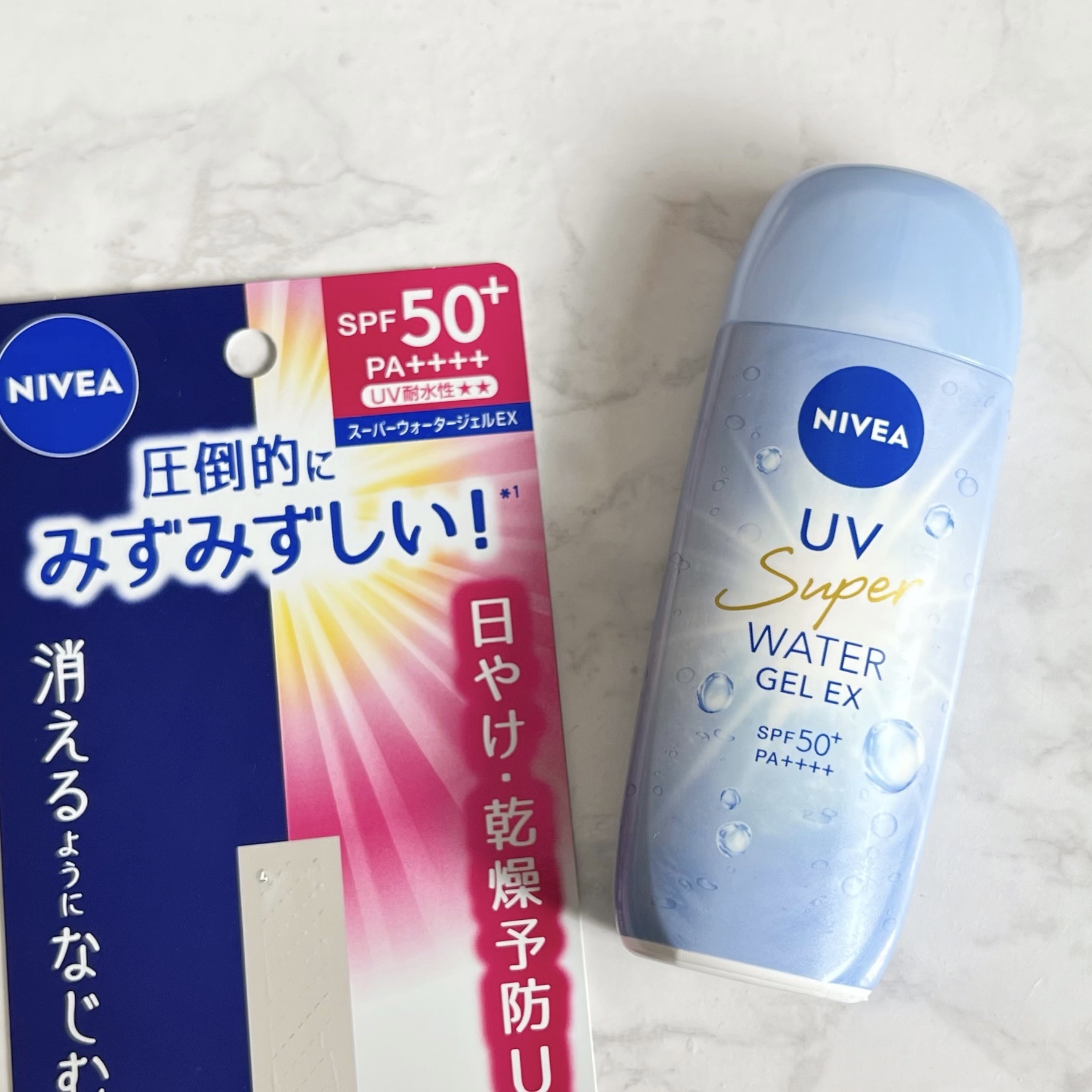 ニベアUV ウォータージェルEX/ニベア/日焼け止めジェルを使ったクチコミ（1枚目）