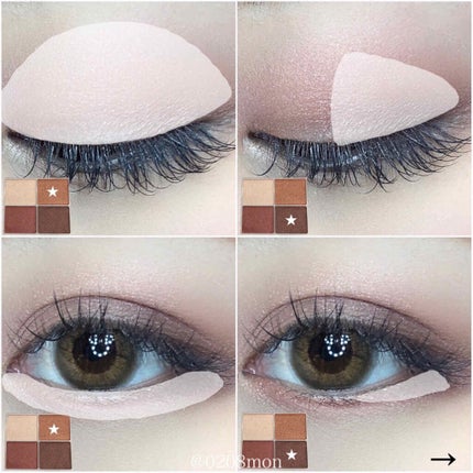 シルキースフレアイズ/キャンメイク/アイシャドウパレットを使ったクチコミ(2枚目)