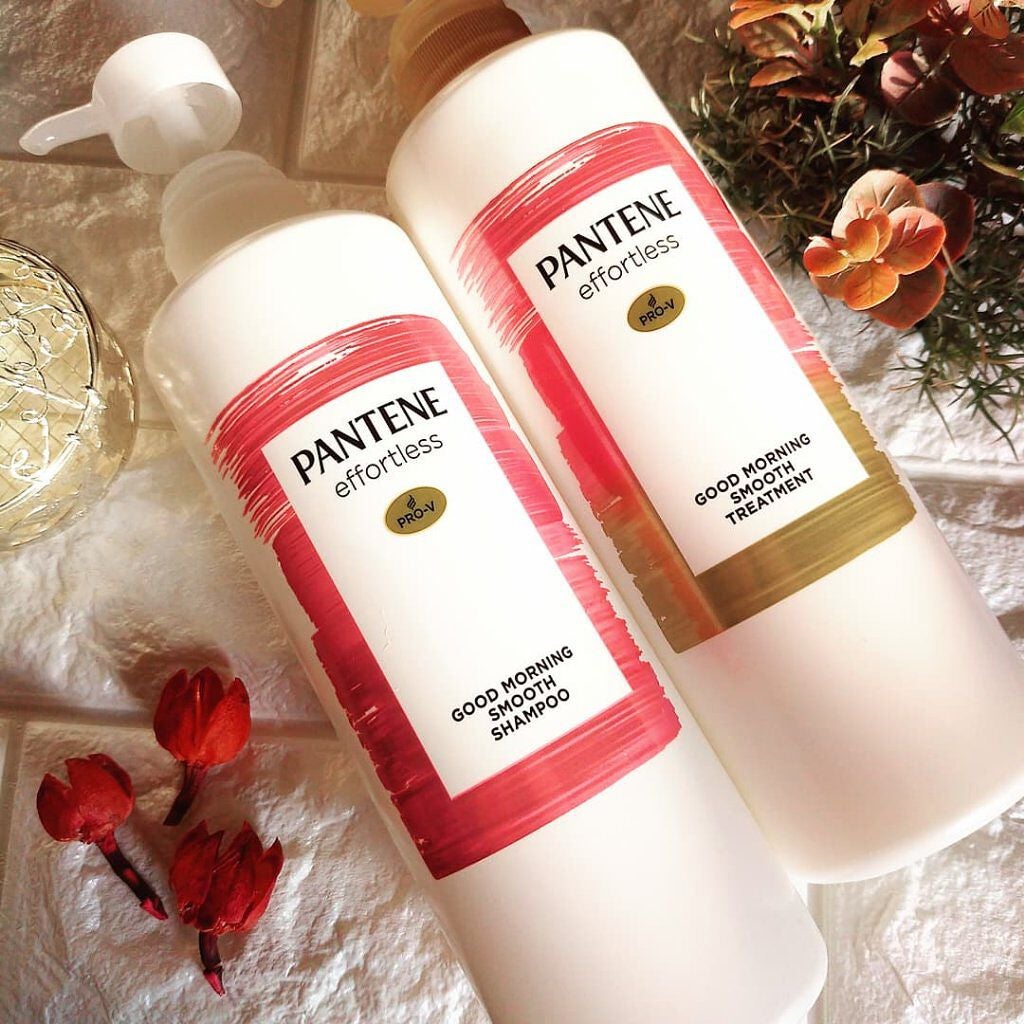 パンテーン エフォートレス グッドモーニング スムース シャンプー/トリートメント/パンテーン/市販シャンプーを使ったクチコミ(1枚目)
