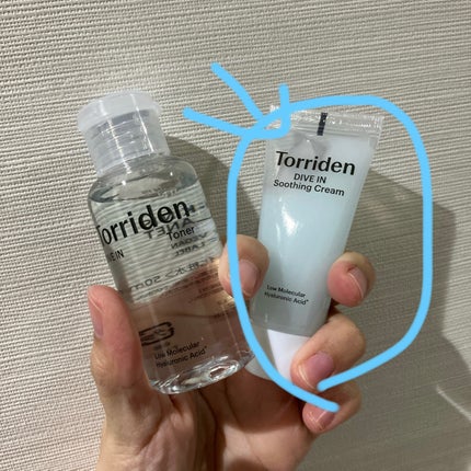 ダイブインスージングクリーム/Torriden/フェイスクリームを使ったクチコミ(1枚目)