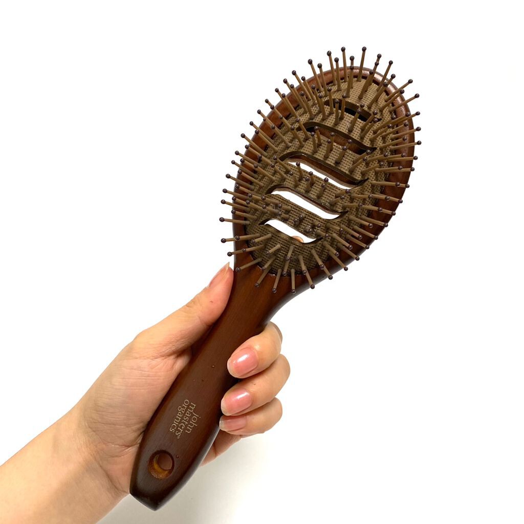 ベントパドルブラシ/john masters organics/ヘアブラシを使ったクチコミ（3枚目）