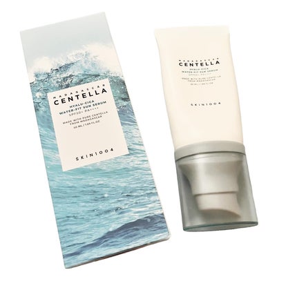 ヒアルーシカ ウォーターフィット サンセラム/SKIN1004/日焼け止めローションを使ったクチコミ(1枚目)