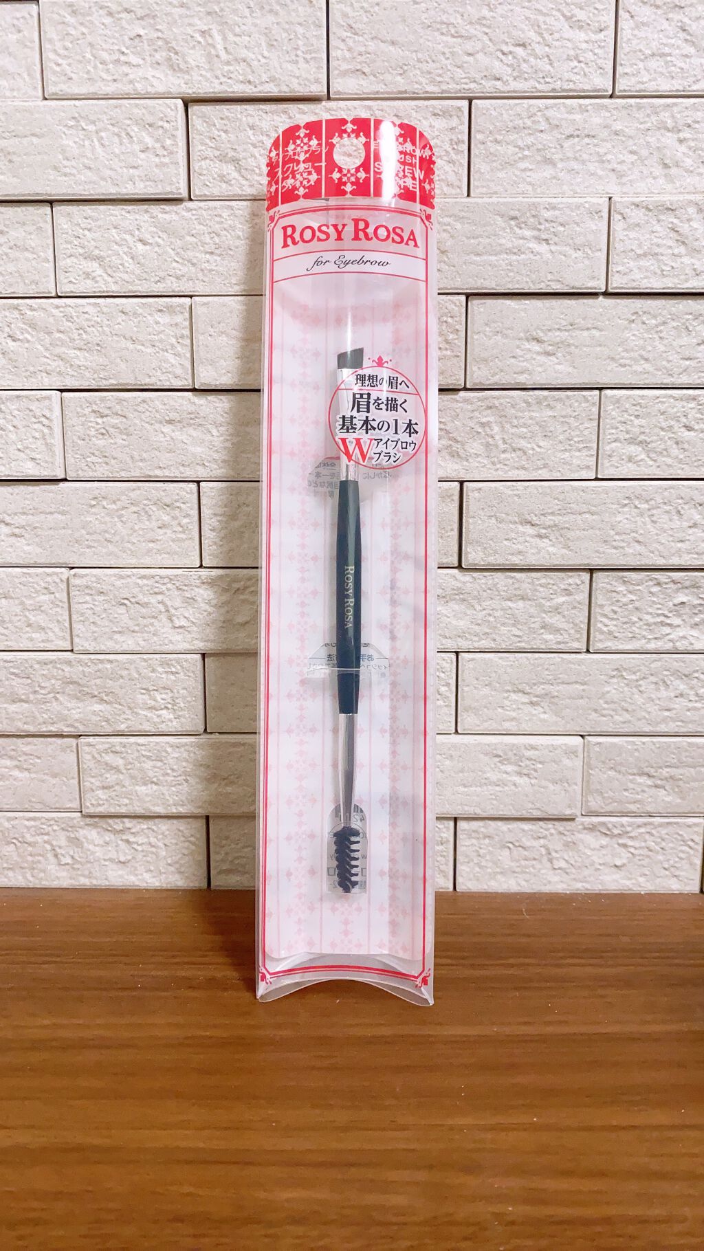 ダブルエンドアイブロウブラシ スマッジタイプ/ロージーローザ/メイクブラシを使ったクチコミ(1枚目)