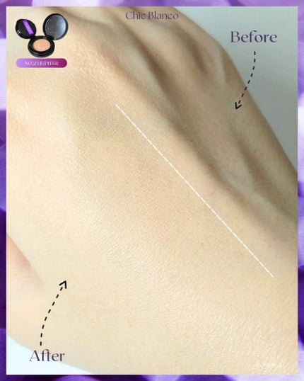 パーフェクトカバーオーロラバームクッション/Chic Blanco/その他ファンデーションを使ったクチコミ(8枚目)