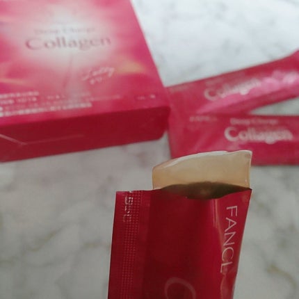 ディープチャージ コラーゲン スティックゼリー/ファンケル/美容サプリメントを使ったクチコミ(3枚目)