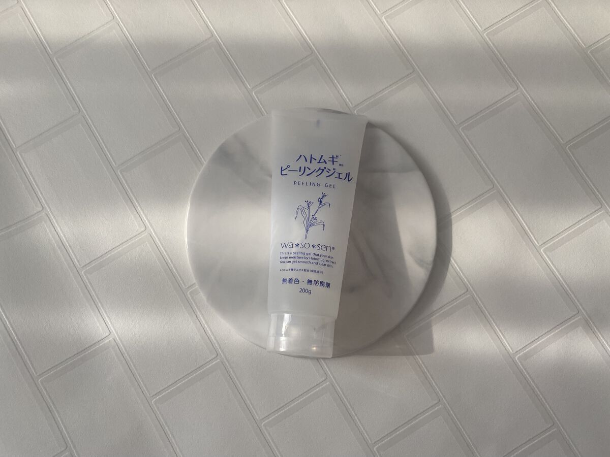 ハトムギピーリングジェル/wa*so*sen/ピーリングを使ったクチコミ（1枚目）