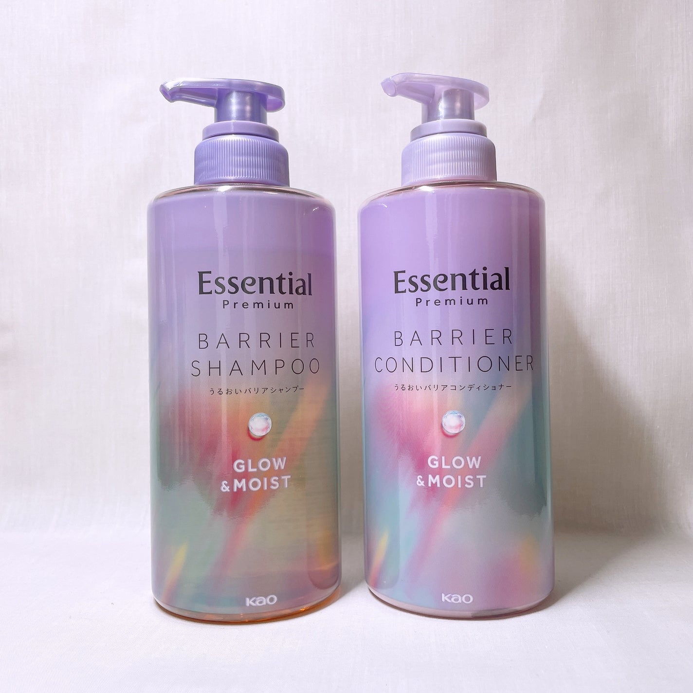 エッセンシャル プレミアム うるおいバリアシャンプー/コンディショナー グロウ&モイスト/エッセンシャル/市販シャンプーを使ったクチコミ(2枚目)
