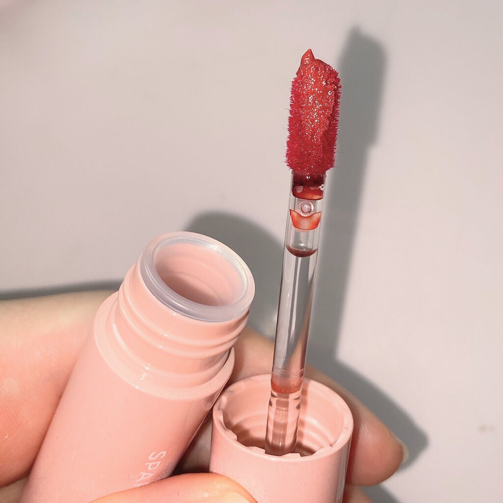 アピュー ジューシーパン スパークリングティント/A’pieu/口紅を使ったクチコミ(2枚目)