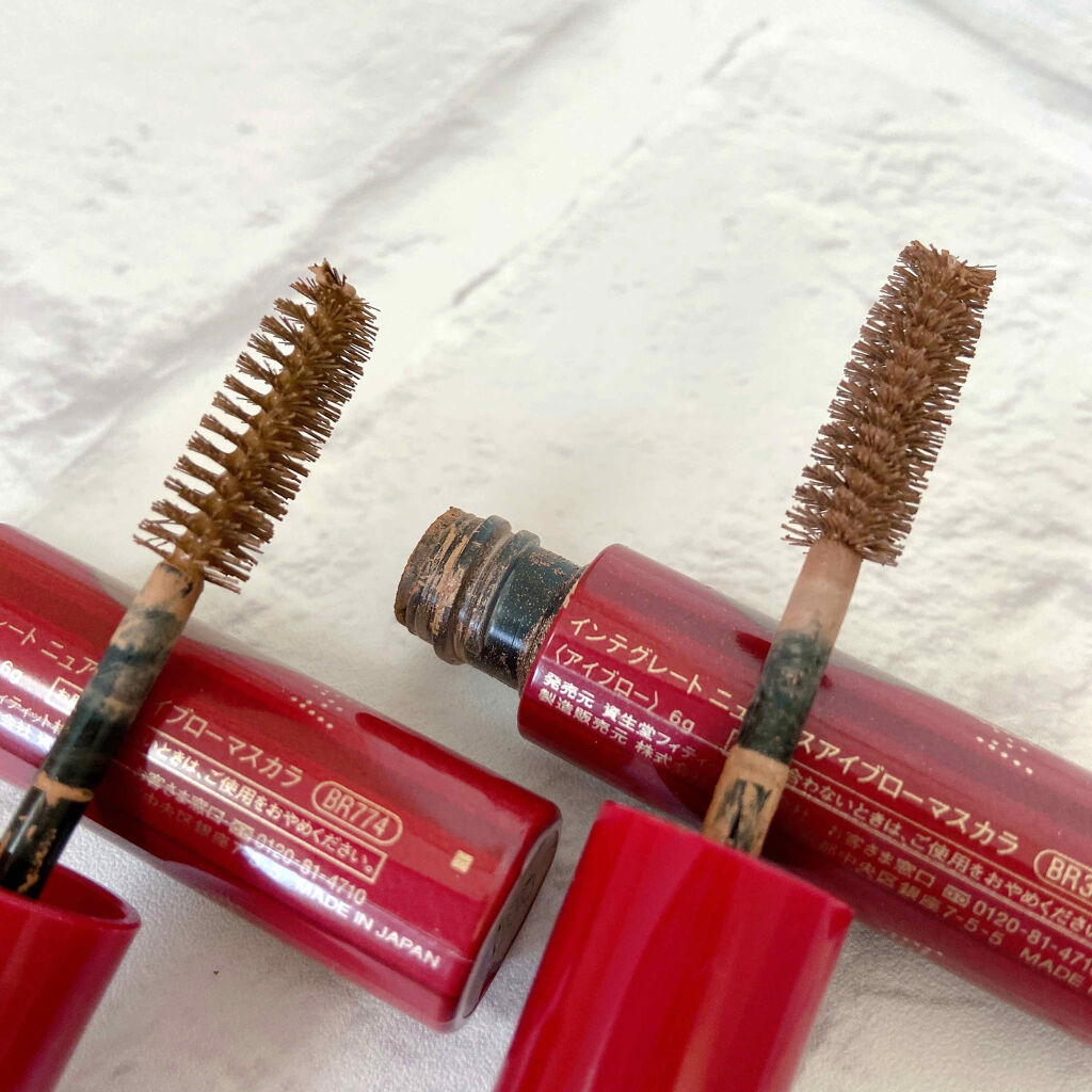 ニュアンスアイブローマスカラ BR774/インテグレート/眉マスカラを使ったクチコミ（2枚目）