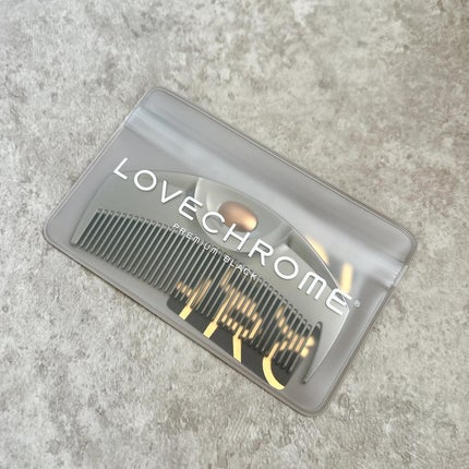 PG ツキ プレミアムブラック/LOVECHROME/ヘアコームを使ったクチコミ(3枚目)
