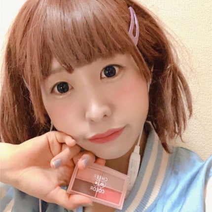 CHEER me COLOR アイシャドウ/セリア/アイシャドウパレットを使ったクチコミ(1枚目)