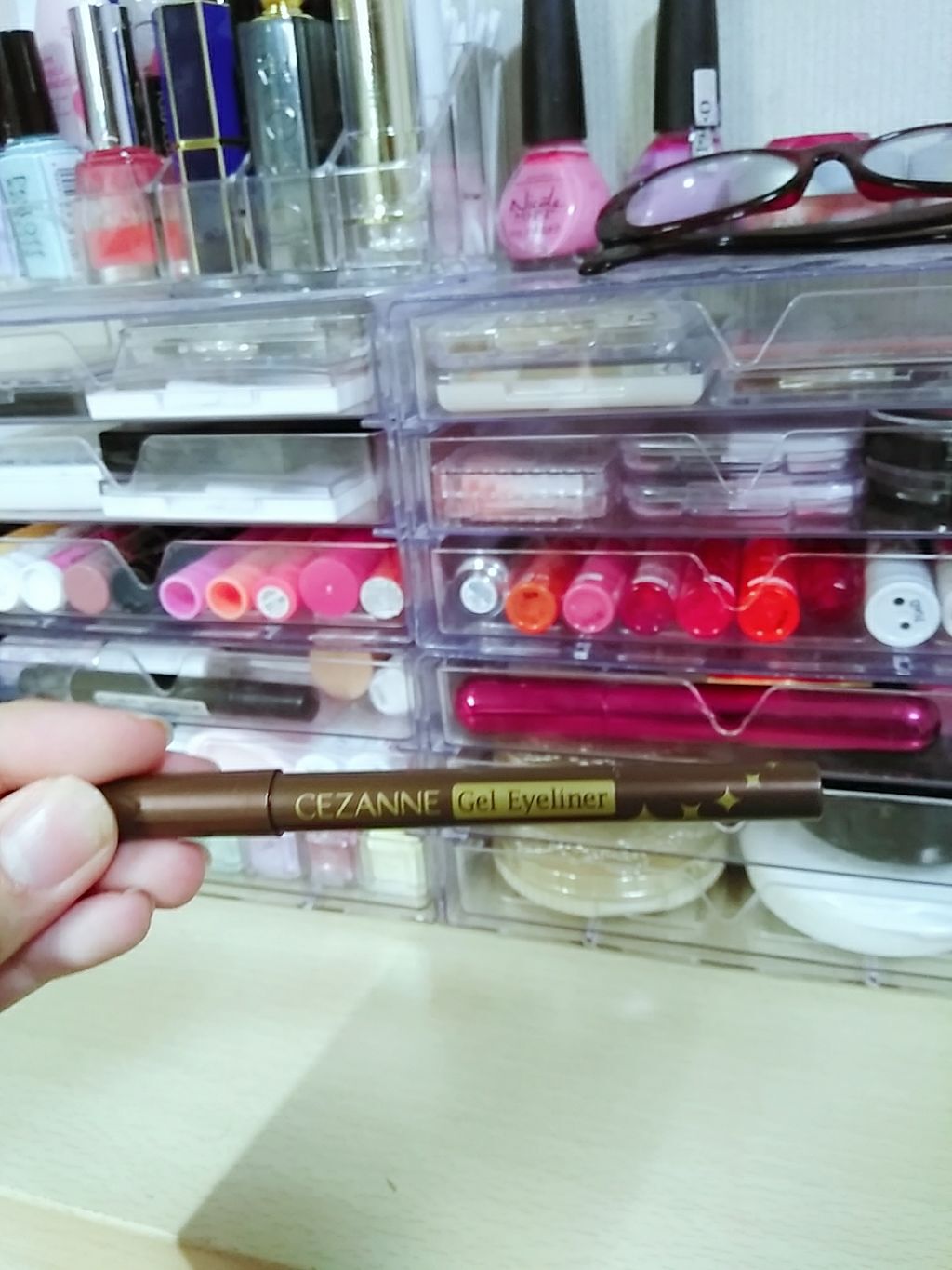 ジェルアイライナー/CEZANNE/ジェルアイライナーを使ったクチコミ(1枚目)