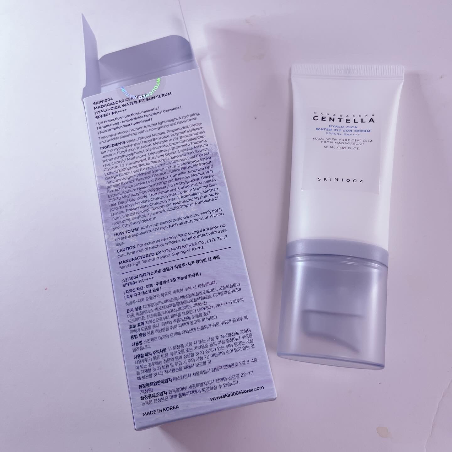 ヒアルーシカ ウォーターフィット サンセラム/SKIN1004/日焼け止めローションを使ったクチコミ（3枚目）