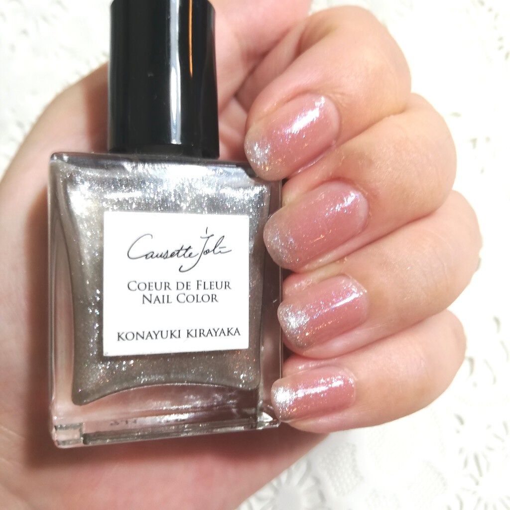 Coeur de Fleur Nail Color KONAYUKI KIRAYAKA 【こなゆききらやか】/Causette.Joli/マニキュアを使ったクチコミ（1枚目）