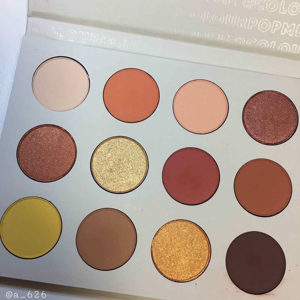 Yes,Please! Shadow Palette/ColourPop/アイシャドウパレットを使ったクチコミ(3枚目)
