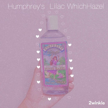 Lilac Witch Hazel Facial Toner, Alcohol Free/Humphreys/化粧水を使ったクチコミ（1枚目）