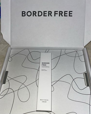 マルチフェイシャルクリーム/BORDER FREE cosmetics/フェイスクリームを使ったクチコミ（1枚目）