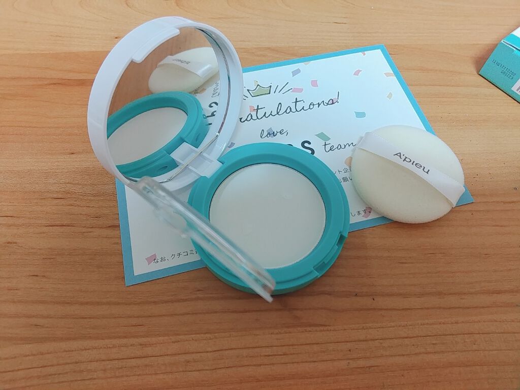 マデカソ　パウダーパクト/A’pieu/プレストパウダーを使ったクチコミ（2枚目）