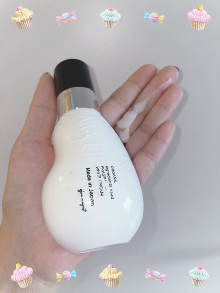 オーガニックフレグランスホワイトクリーム/MAPUTI/デリケートゾーンケアを使ったクチコミ(2枚目)