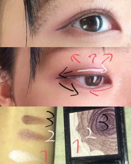 ダークローズシャドウ/KATE/アイシャドウパレットを使ったクチコミ(3枚目)