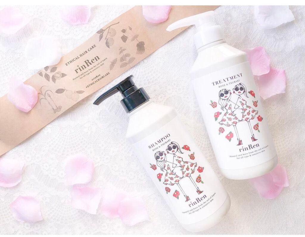 シャンプー/トリートメント ローズ&ツバキ/rinRen(凛恋)/市販シャンプーを使ったクチコミ(1枚目)