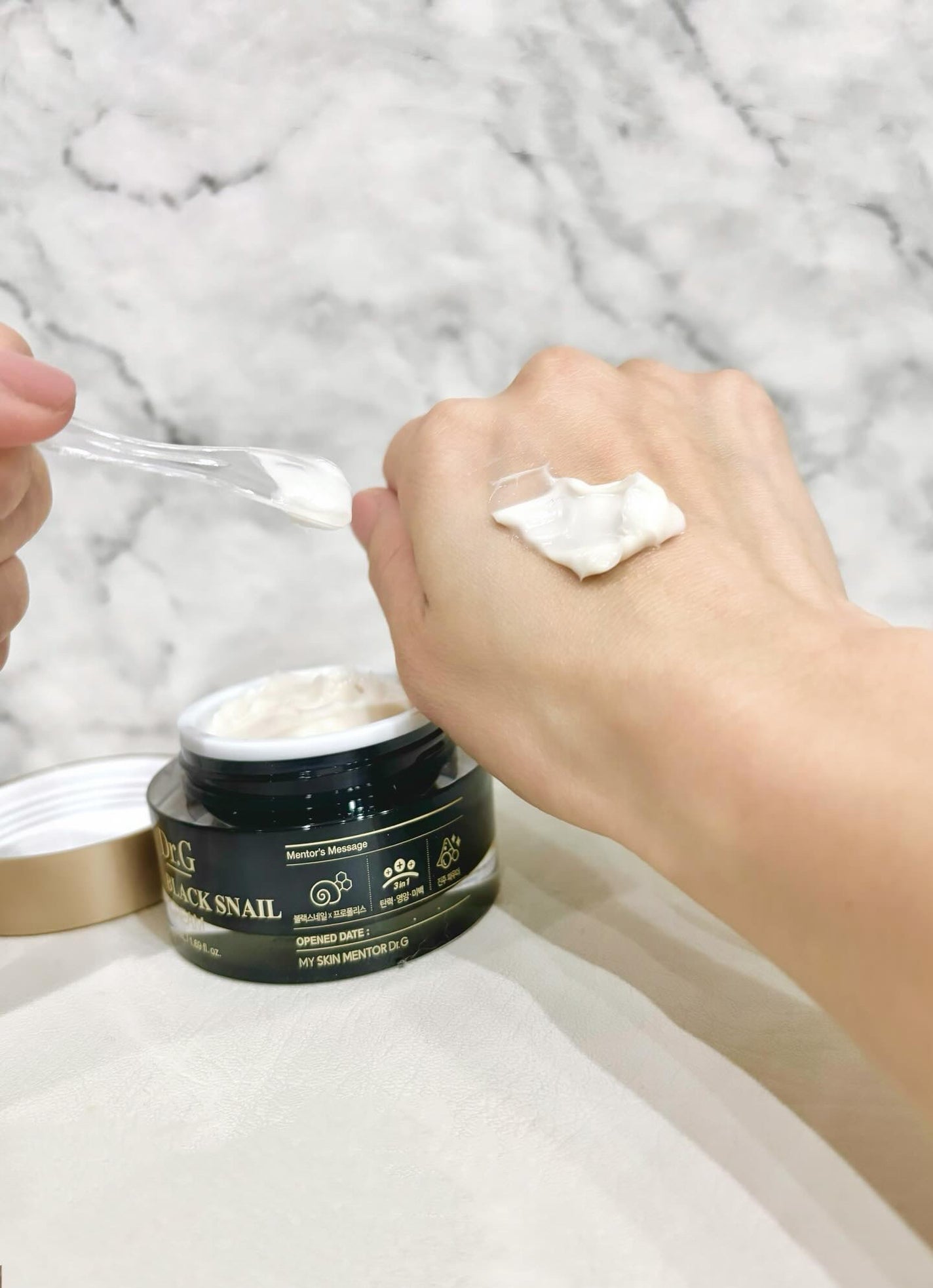 ブラックスネイル クリーム/Dr.G/フェイスクリームを使ったクチコミ(3枚目)