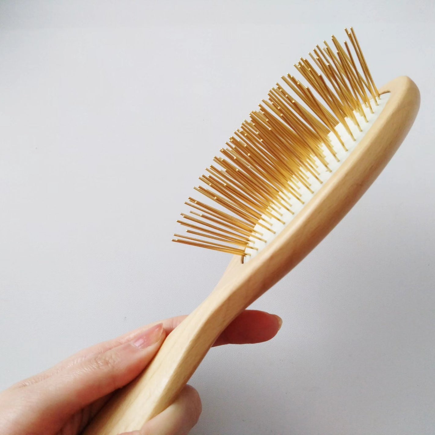 プレミアム FOXカッサ ウッド ヘアブラシ/SNOW FOX SKINCARE/メイクブラシを使ったクチコミ(5枚目)