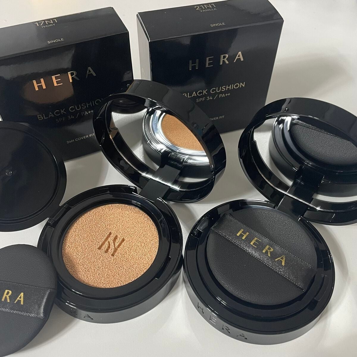 ブラック クッション/HERA/クッションファンデーションを使ったクチコミ(1枚目)