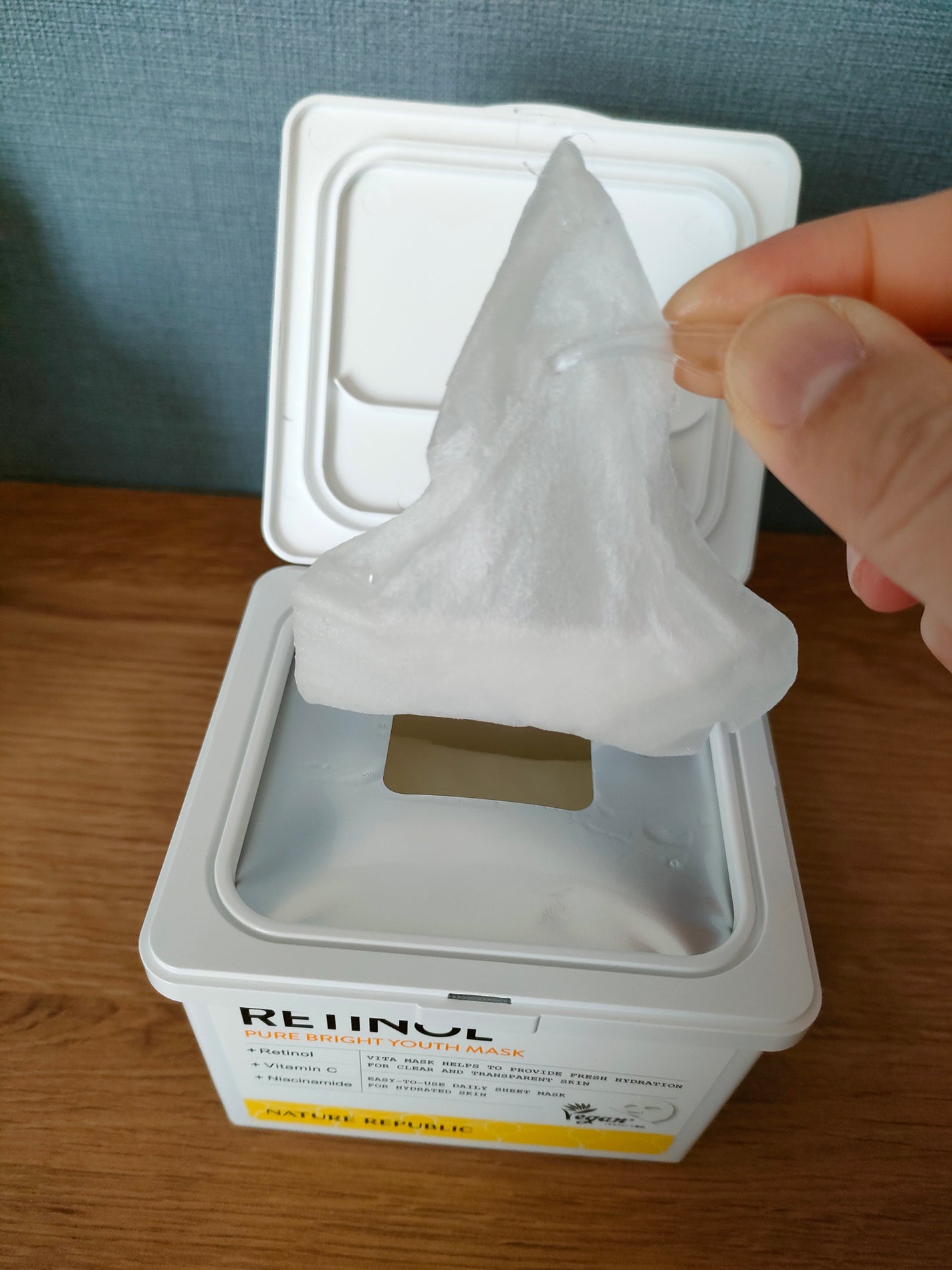 キューブマスク レチノール/ネイチャーリパブリック/シートマスク・パックを使ったクチコミ(2枚目)