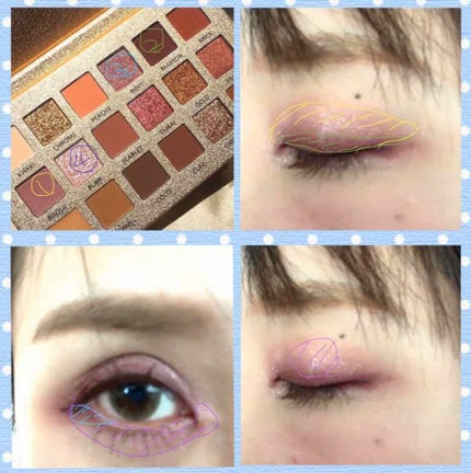 PERFIXT Eye Shadow Palette/Beauty glazed/アイシャドウパレットを使ったクチコミ(3枚目)