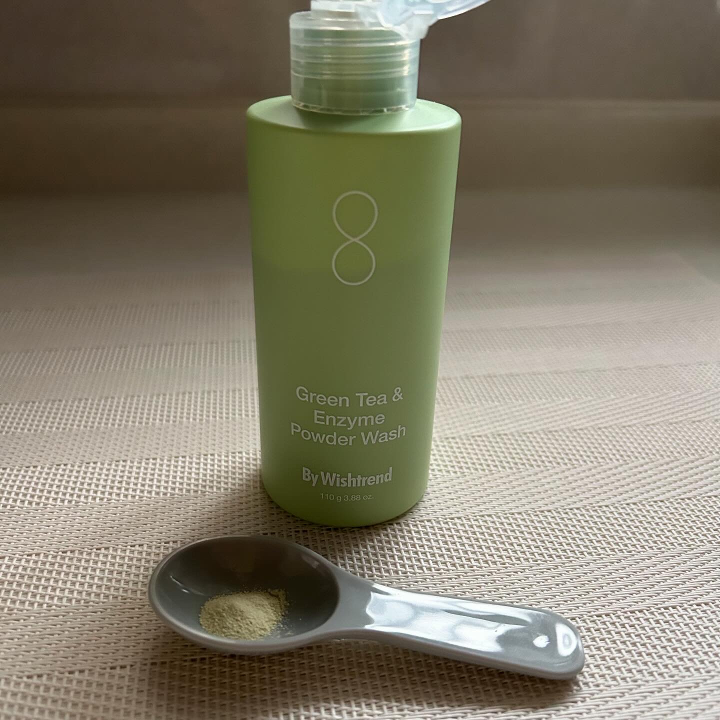 グリーンティー&エンザイムパウダーウォッシュ/By Wishtrend/洗顔パウダーを使ったクチコミ（2枚目）