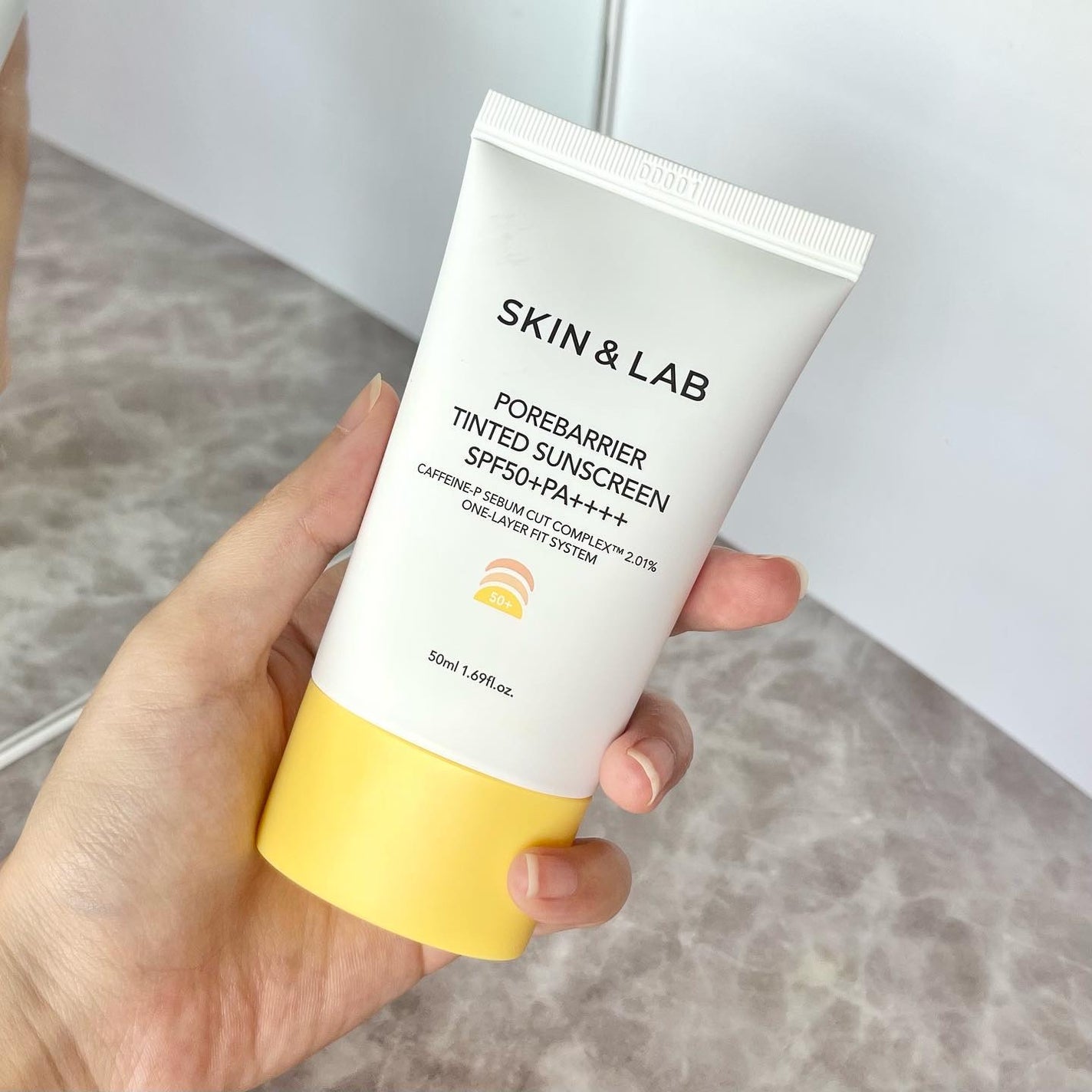 ポアバリア ティンテッドサンスクリーン/SKIN&LAB/日焼け止めクリームを使ったクチコミ(1枚目)